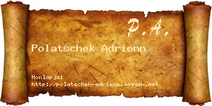 Polatschek Adrienn névjegykártya